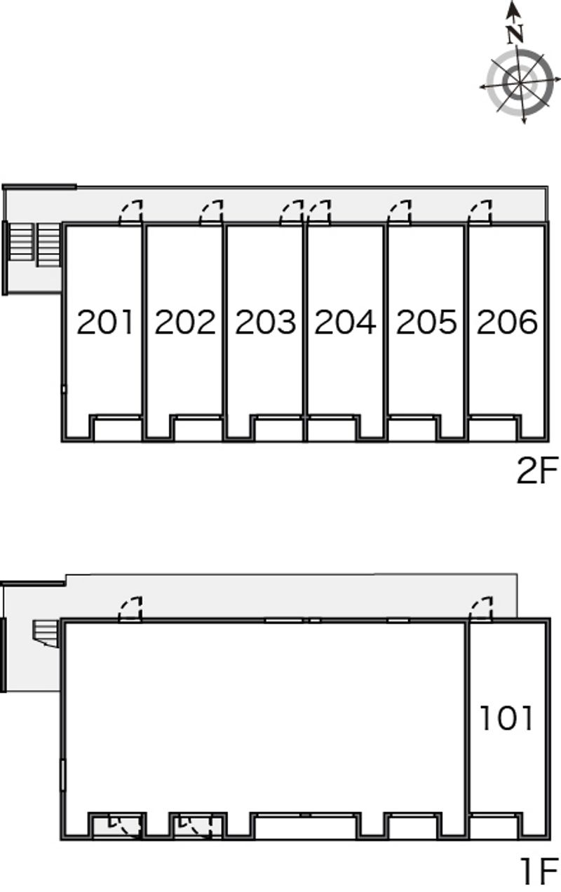 レオネクスト湘南町屋Ⅱ 間取配置図