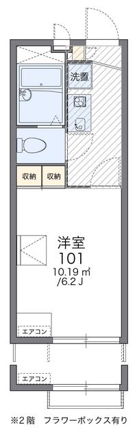 レオパレスコンフォート佐藤 間取り図