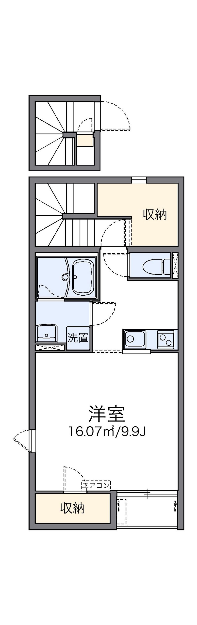 レオネクストグリーンパレス住岡 間取図
