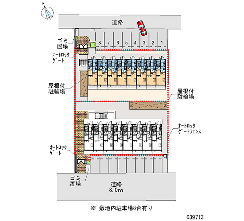 レオパレスＡｒｃａｄｉａ　Ｂ 共用部分