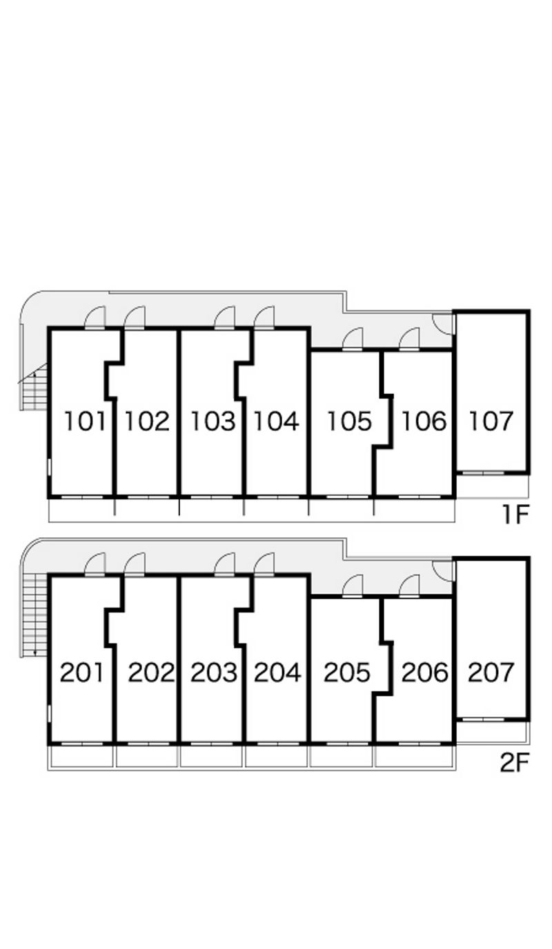 レオパレス加古川第７ 間取配置図
