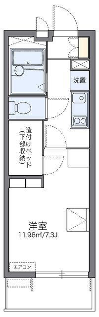 レオパレス吉原 間取り図