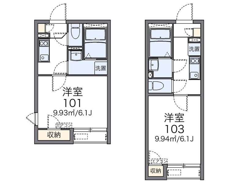 レオネクスト若葉町 間取図