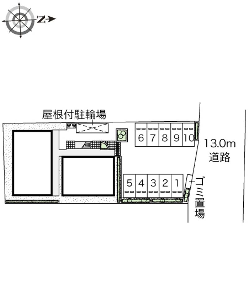 レオパレスあづま坂 配置図