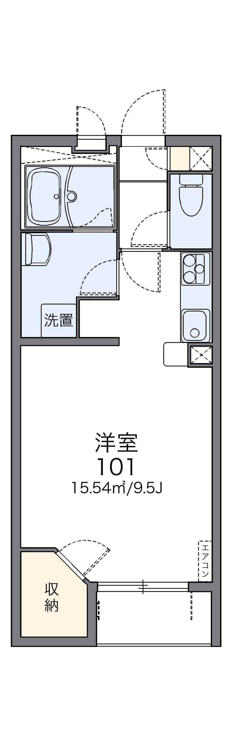 レオネクストホワイトバーチⅡ 間取図