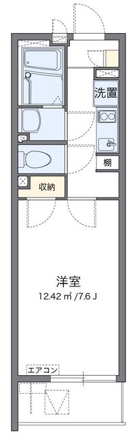 クレイノセジュール中原 間取り図