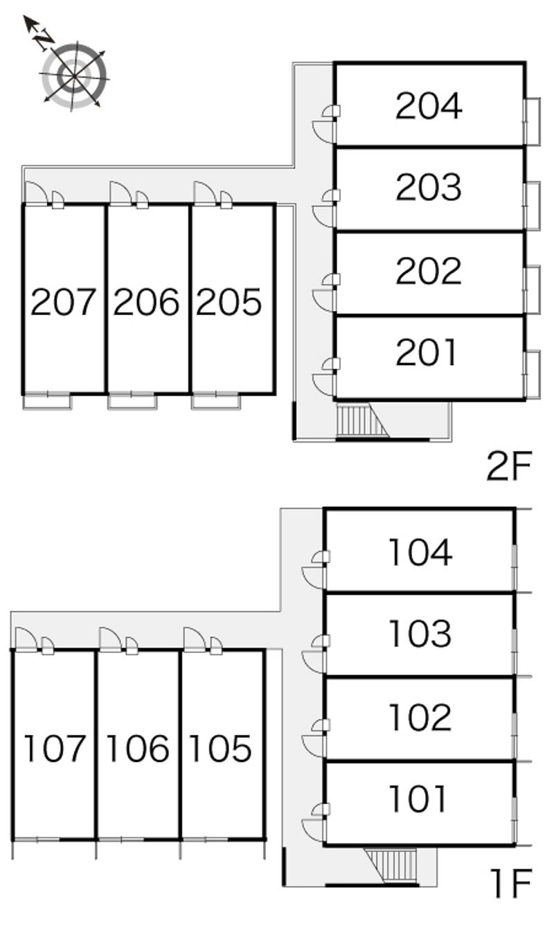 レオパレスＹＭＡ 間取り配置図