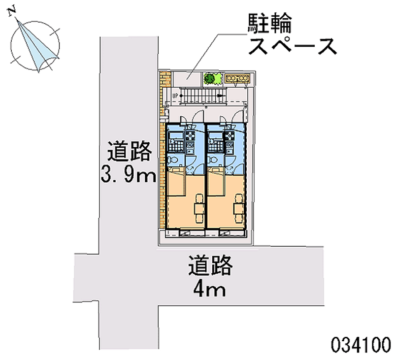 レオパレス住吉南町 区画図