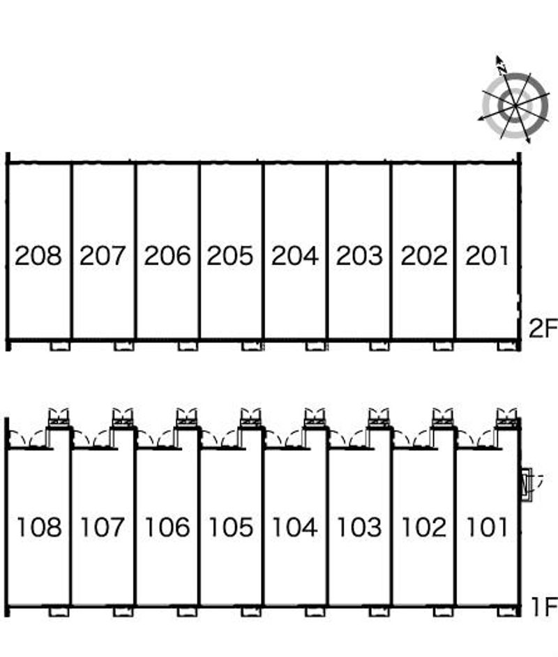 レオネクスト林のまちⅡ 間取り配置図
