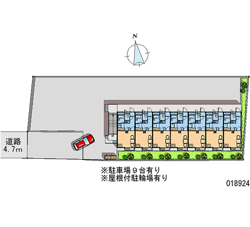 18924 Monthly parking lot