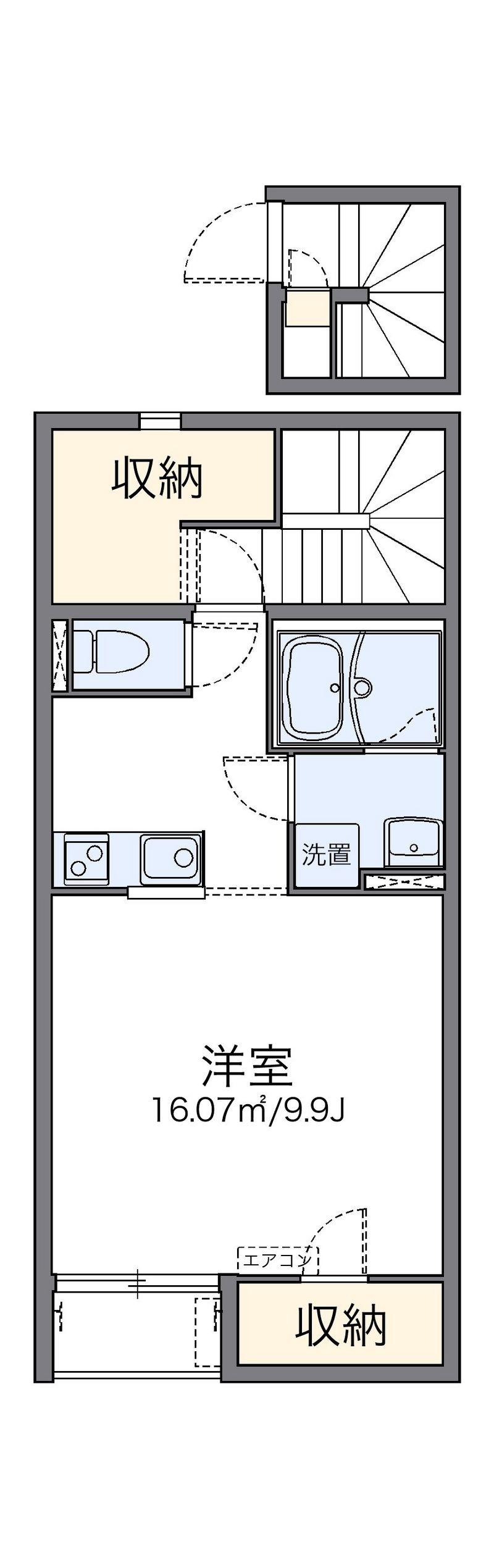 レオネクスト日新加古川 間取図