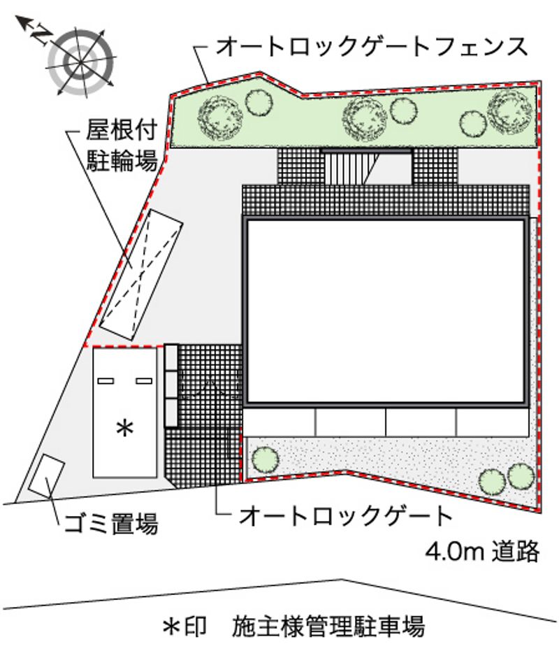 レオパレスオリエンタル 配置図