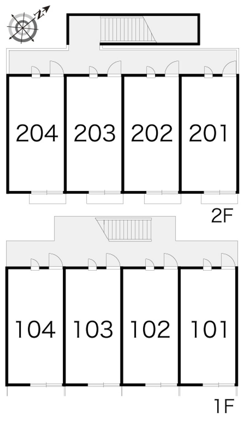 レオパレスラ・ポール 間取配置図