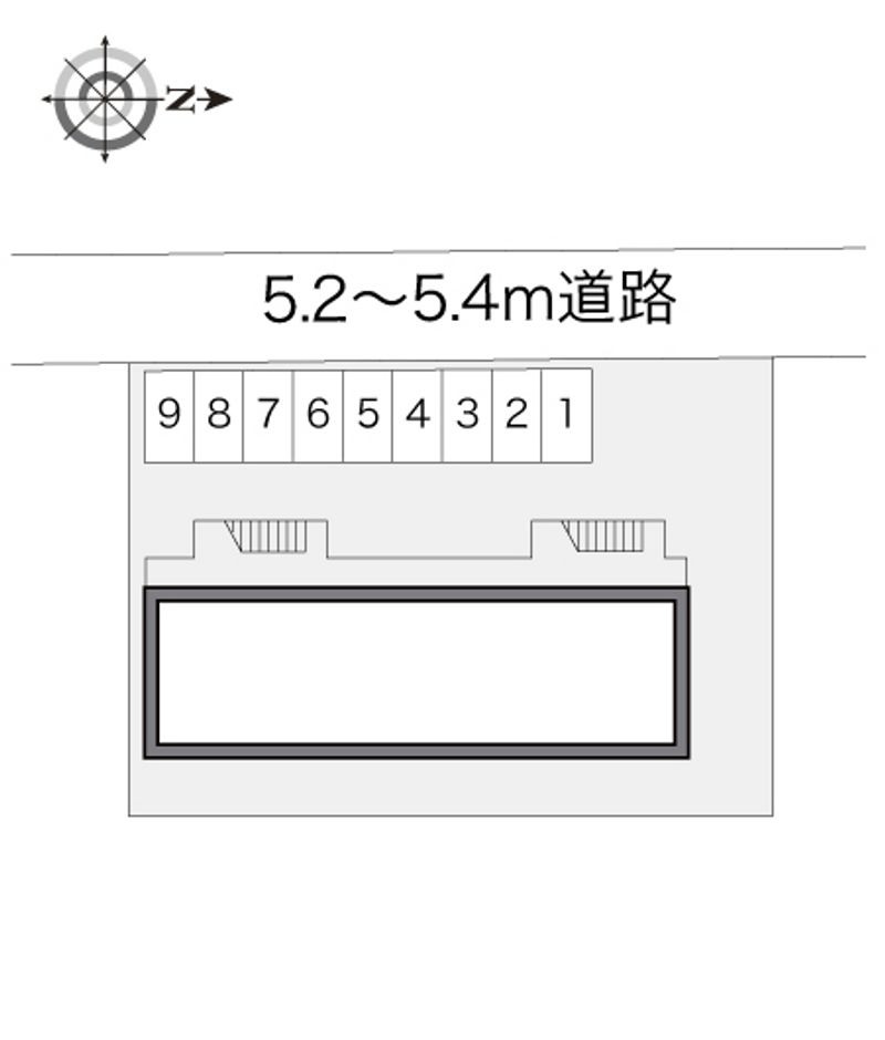 レオパレス南田園 配置図