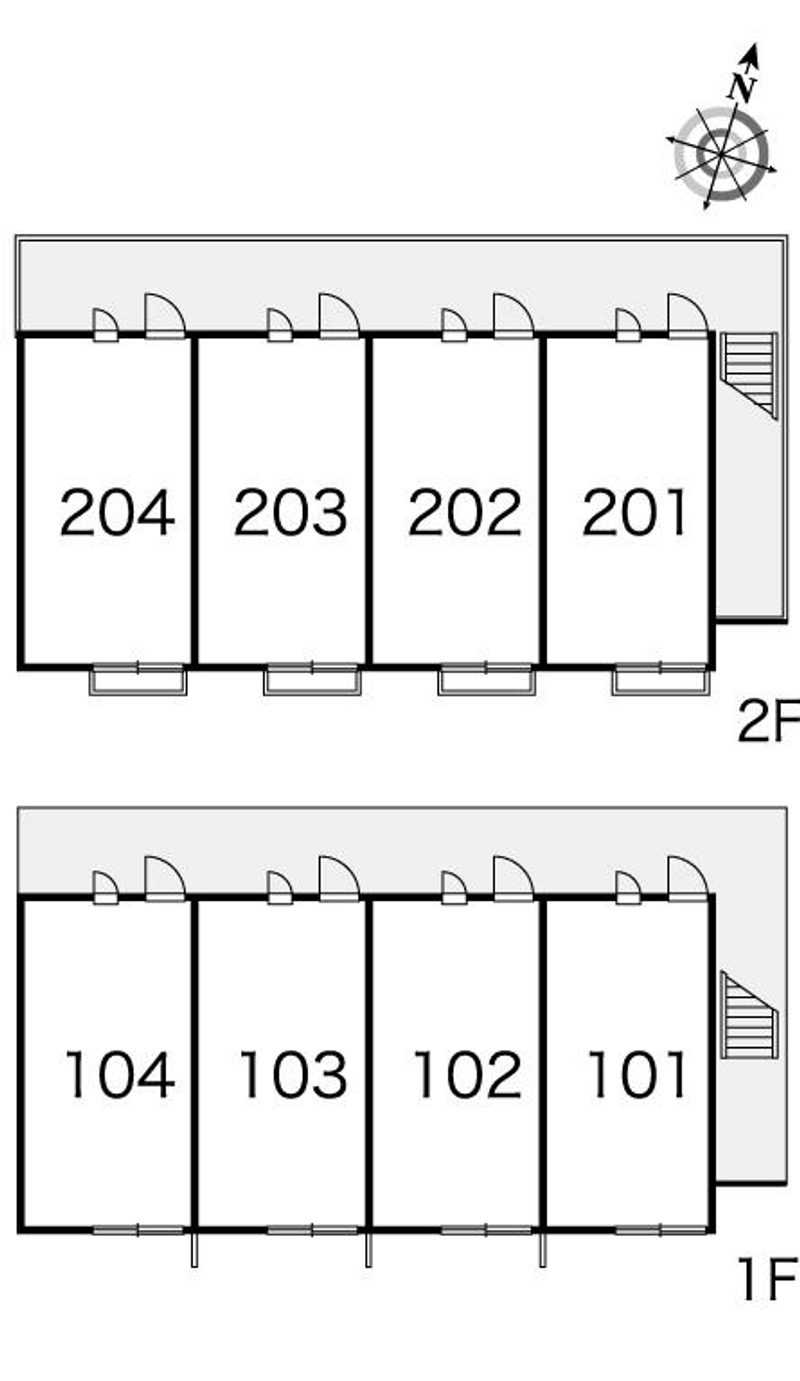 leopalace Minakuchi Ayano 평면 배치도
