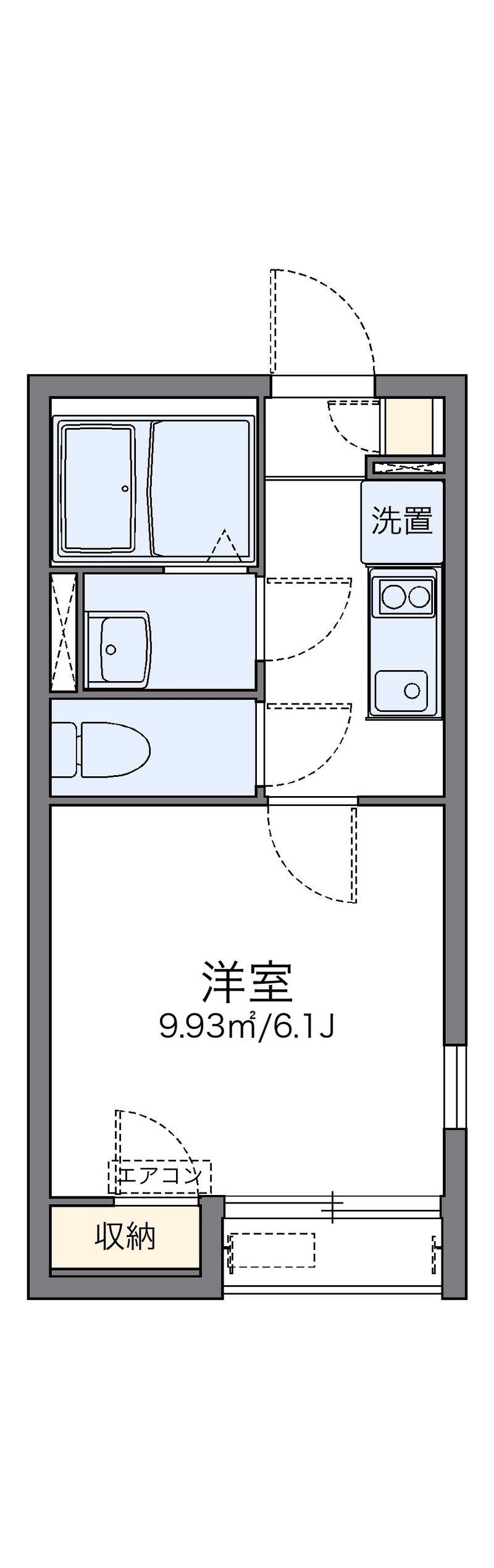 レオネクストロングライフ山手 間取図