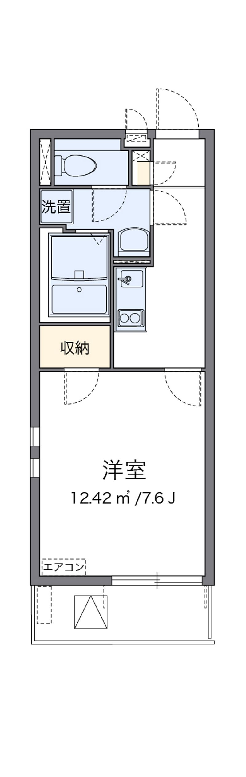クレイノＷＩＬＬ堺 間取図