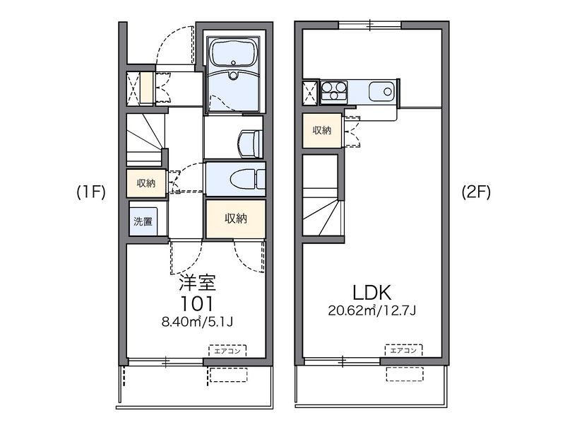レオネクストＦＣブラボーＡ 間取図