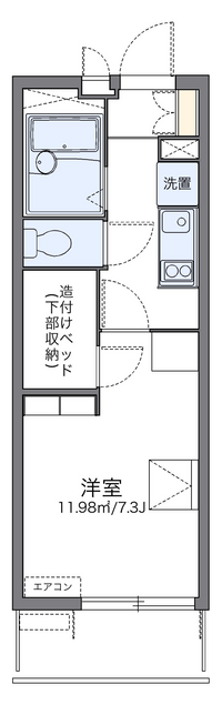 レオパレス光 間取り図