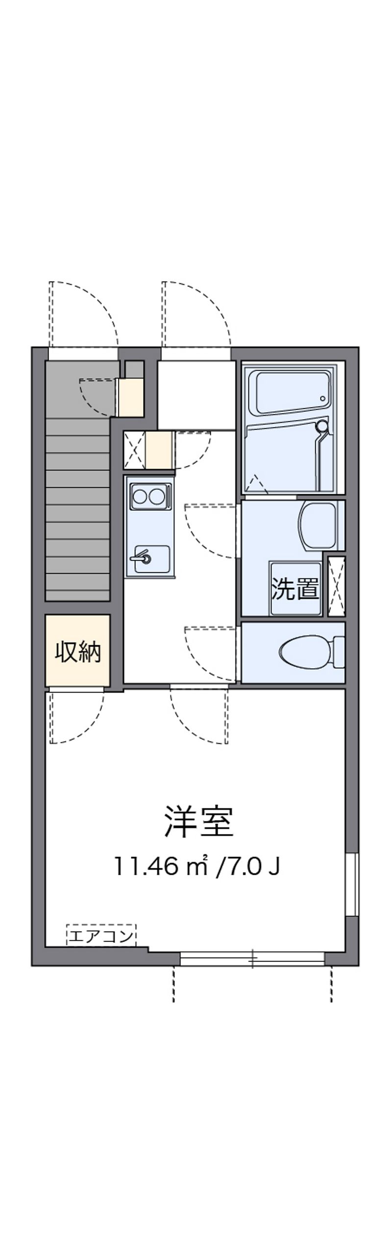 クレイノ若葉 間取り