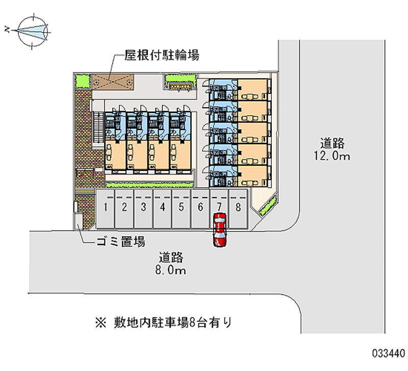 33440 Monthly parking lot