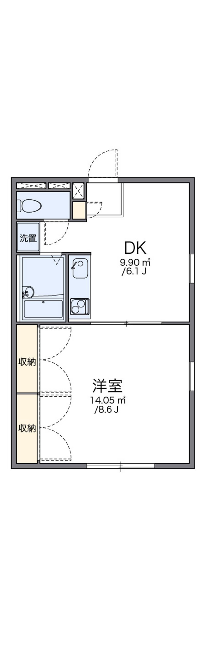 レオパレスＵＮＯ 間取図