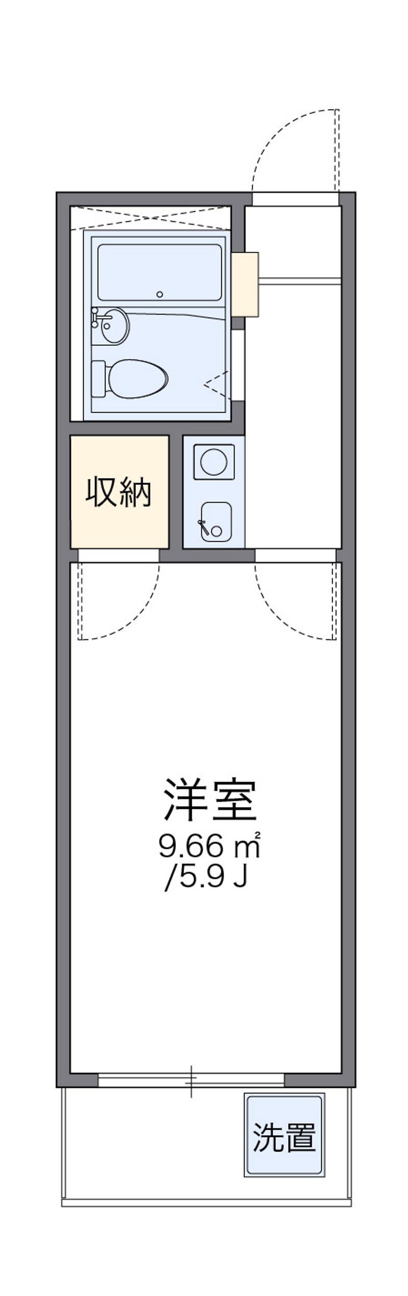 leopalace Kanazawa Bunko Dai8 Floor plan