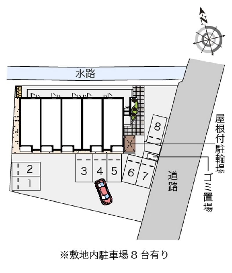 ミランダフローラ白川 配置図