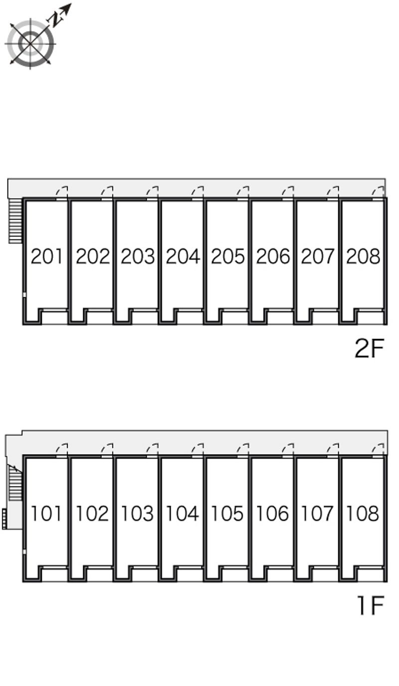 レオネクストラヴィエベル 間取り配置図