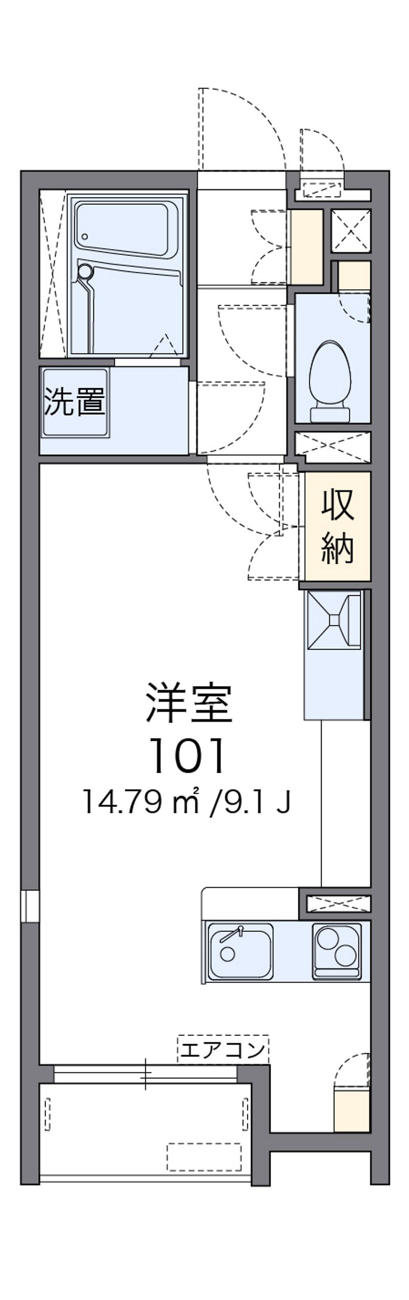 レオネクストサンフラワーⅣ 間取図