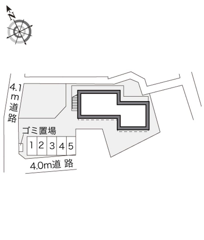 レオパレス華みずき 配置図