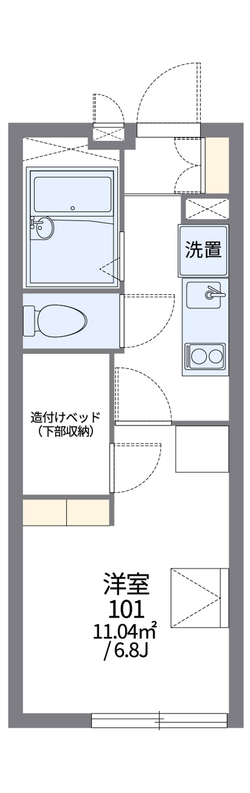 レオパレスＥＮＣＯＵＮＴＥＲ 間取図