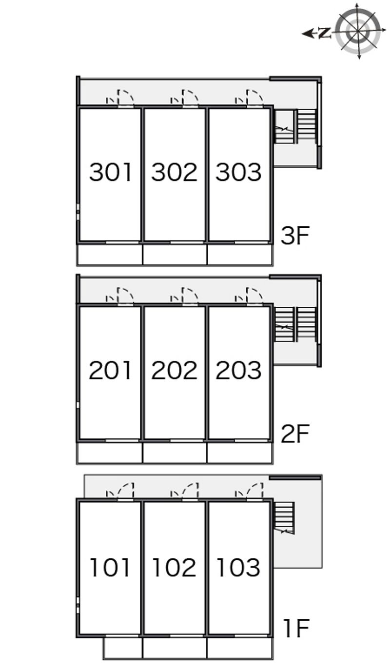クレイノセイム 間取配置図