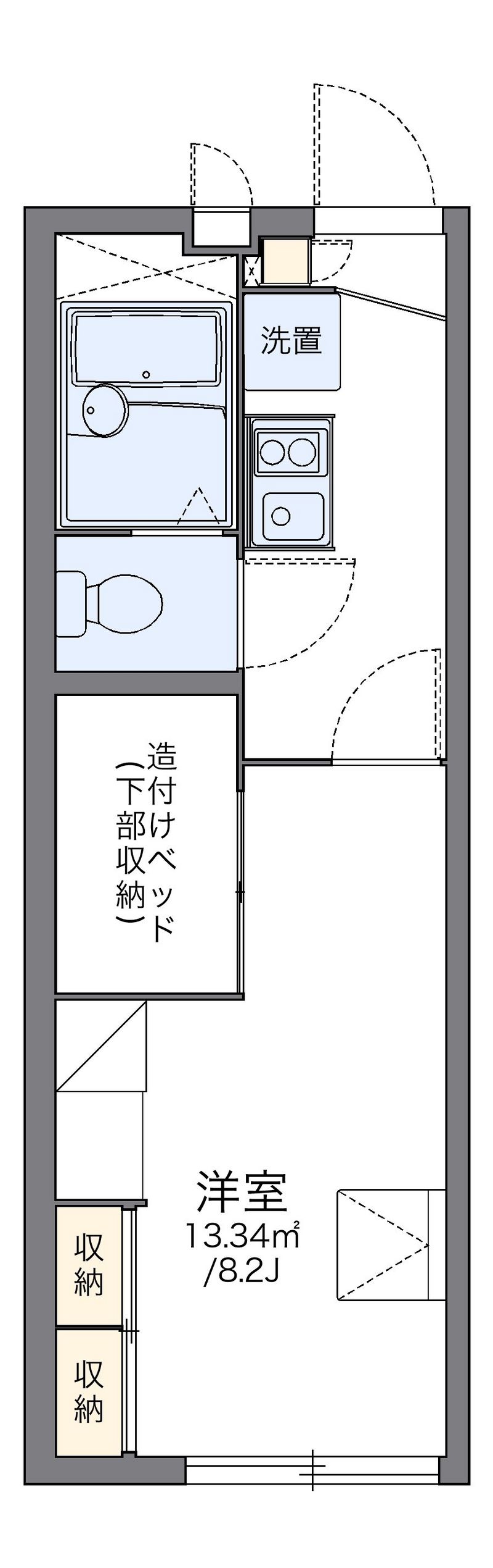 レオパレスＳｕｎｎｙＨｏｍｅｓ 間取図