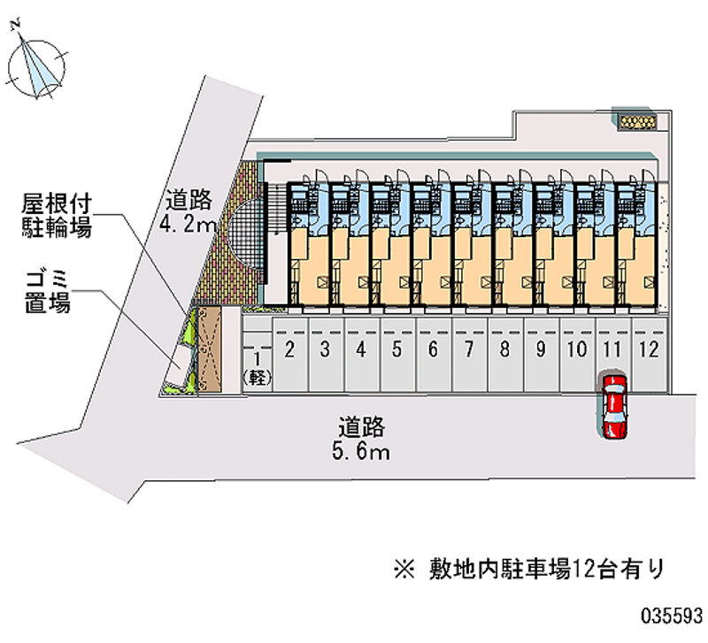 レオパレスメゾン　ラフォーレ 月極駐車場