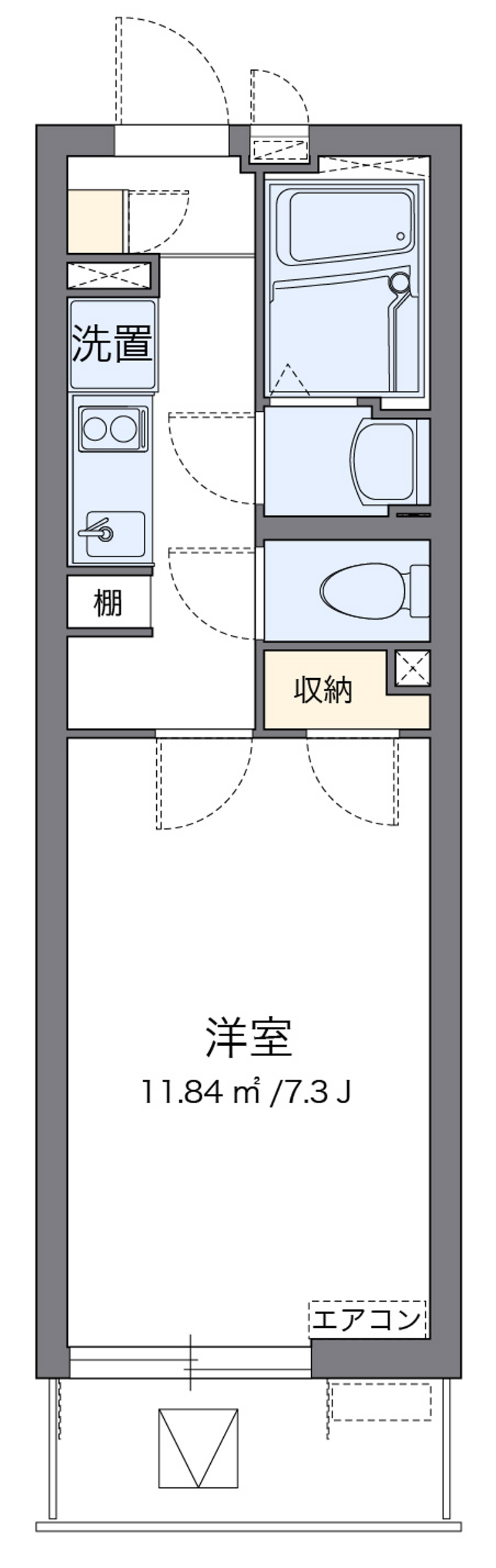 クレイノヴィラ　セゾン幕張 間取り