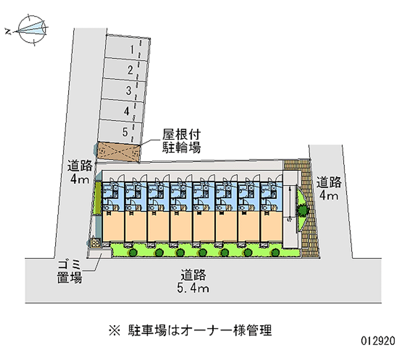 レオパレスＫ 区画図