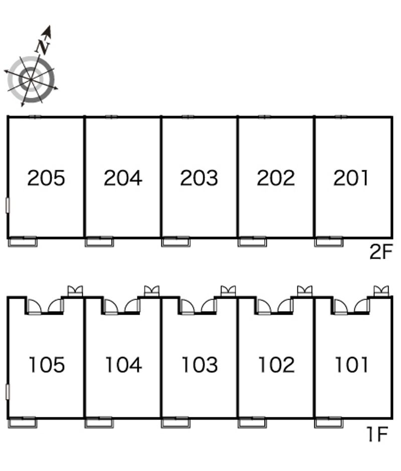 レオパレスプリマベーラ南阿佐谷 間取配置図