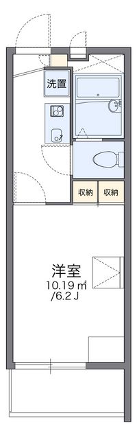 レオパレス青葉丘 間取り図