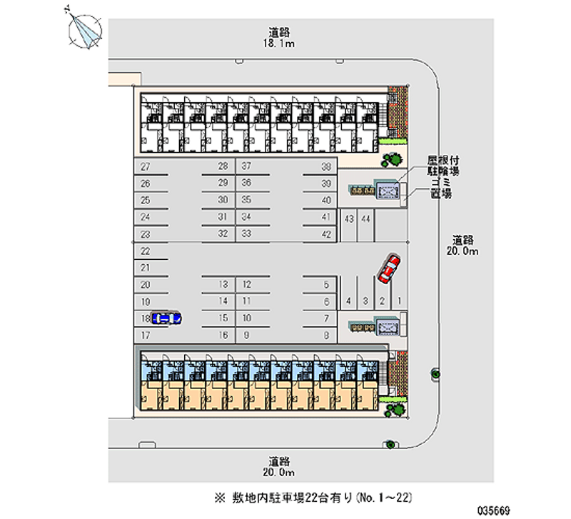 35669 Monthly parking lot