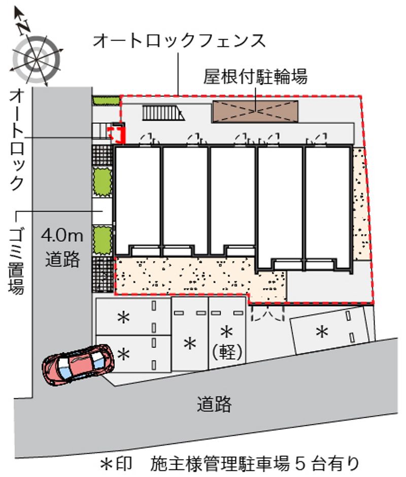クレイノハウスＣＦＧ 配置図