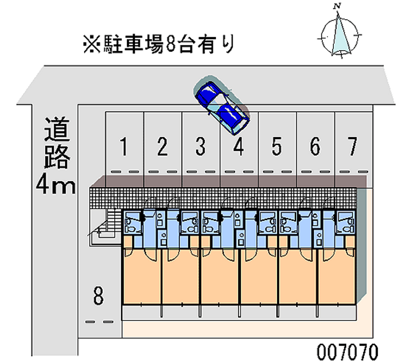 レオパレス美國 月極駐車場