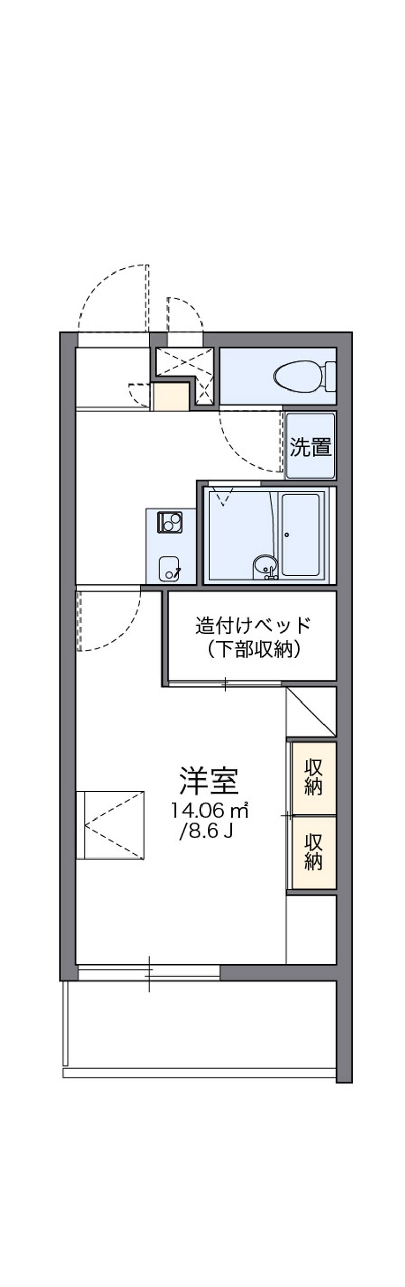 レオパレスＦＬＯＲＩＡⅣ 間取図
