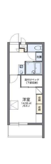 レオパレスＦＬＯＲＩＡⅣ 間取り図