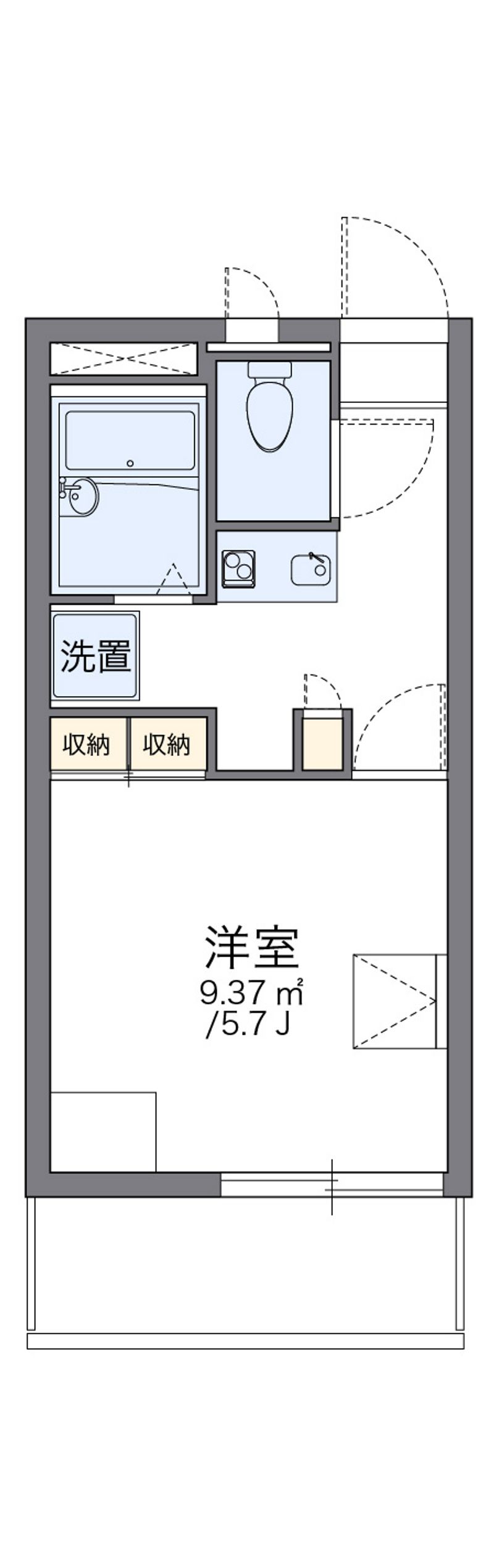 レオパレス千石西 間取図