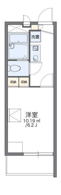 レオパレス富士 間取り図