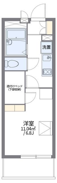 レオパレスメゾン八瀬 間取り図