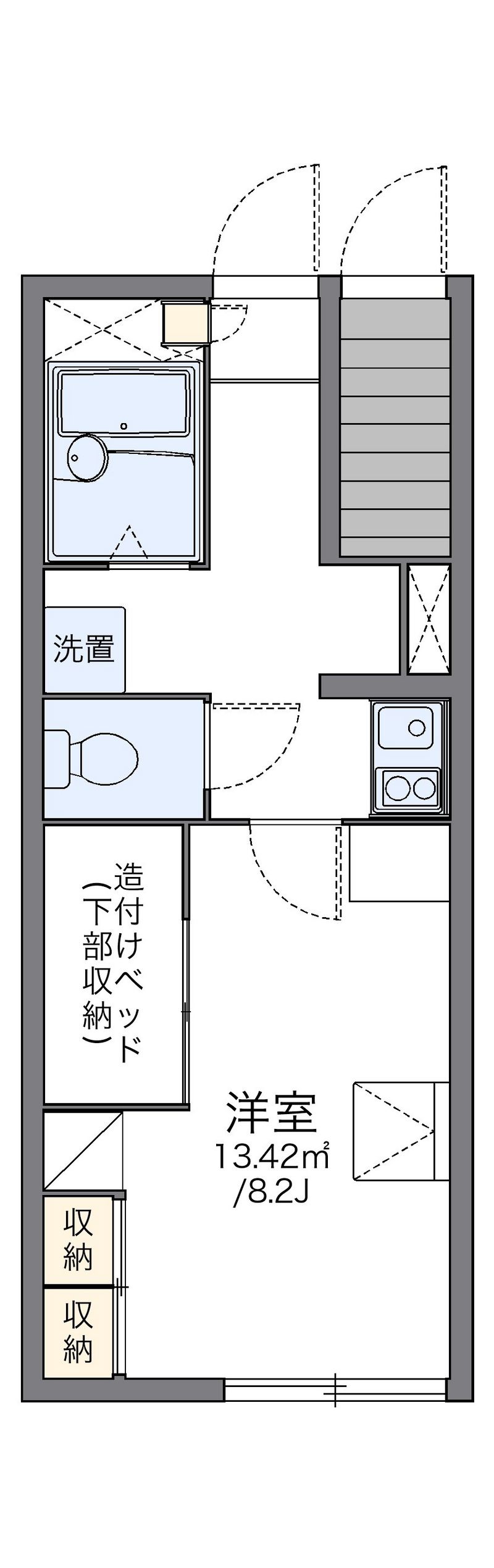 レオパレスエアリーズ 間取図