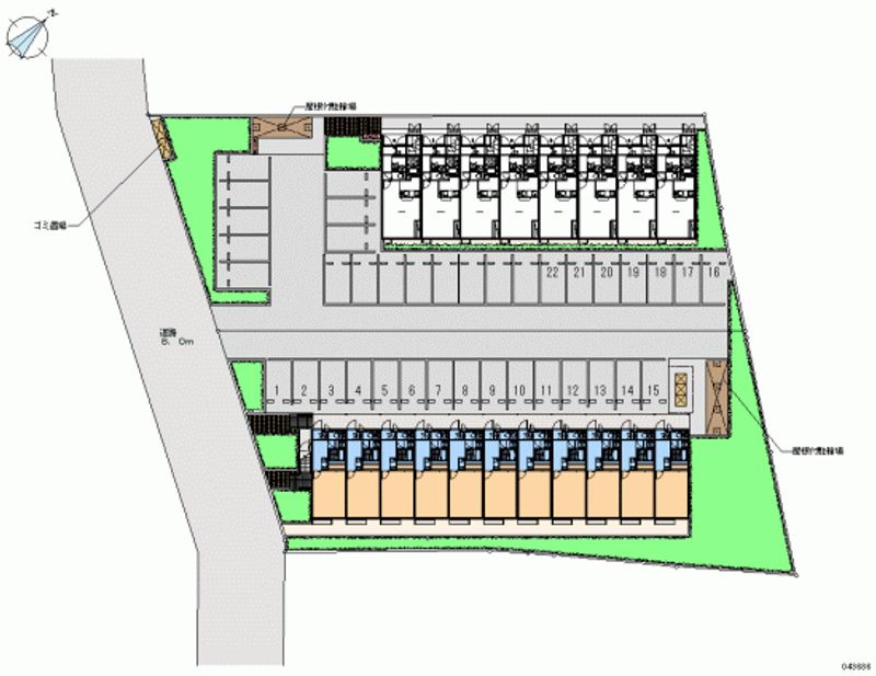 43686 Monthly parking lot