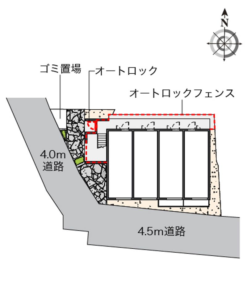 クレイノフェリス金町 配置図
